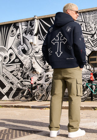 Hoodie Boxy "Flash Tattoo 2"