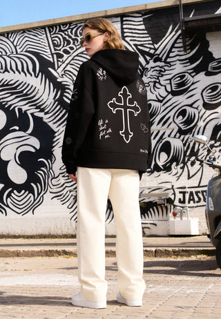 Hoodie Boxy "Flash Tattoo 2"