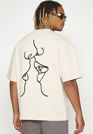 T-shirt Boxy "Kiss"