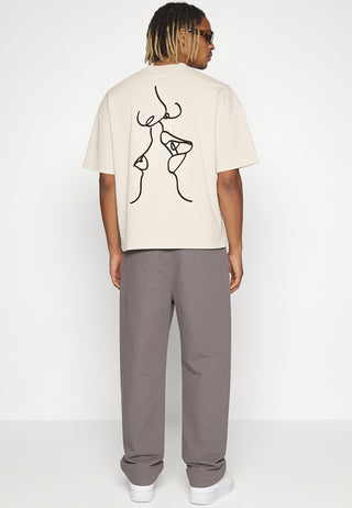 T-shirt Boxy "Kiss"