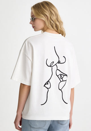 T-shirt Boxy "Kiss"