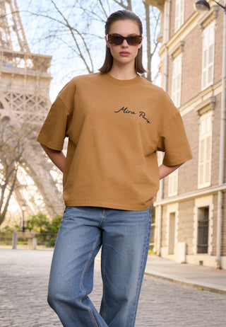 T-shirt Boxy "Kiss"