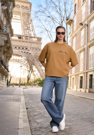 T-shirt Boxy "Kiss"