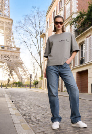 T-shirt Boxy "Kiss"