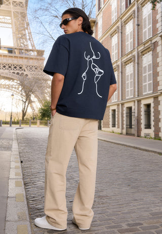 T-shirt Boxy "Kiss"