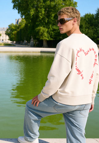 Sweatshirt Boxy "Flowers"