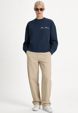 Sweatshirt Boxy "Flowers"
