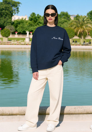 Sweatshirt Boxy "Flowers"
