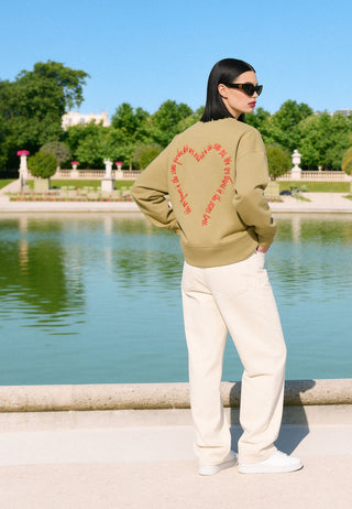 Sweatshirt Boxy "Flowers"