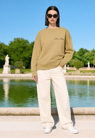Sweatshirt Boxy "Flowers"