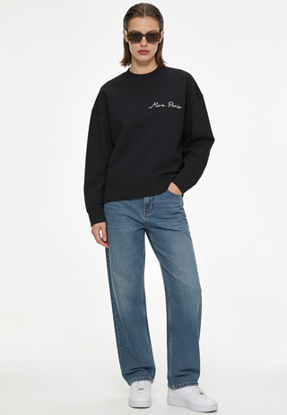 Sweatshirt Boxy "Flowers"