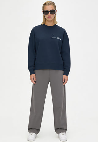 Sweatshirt Boxy Brodé "Corazon"