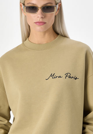 Sweatshirt Boxy Brodé "Corazon"