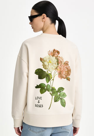 Sweatshirt Boxy "Roses"