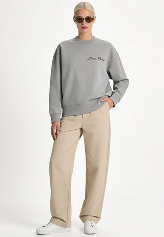 Sweatshirt Boxy "Roses"