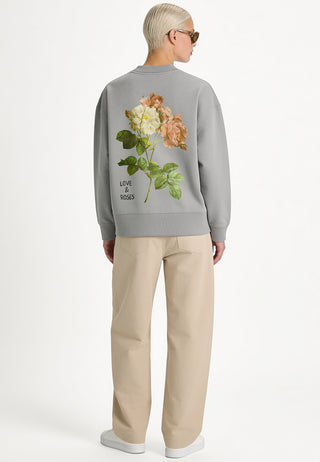 Sweatshirt Boxy "Roses"