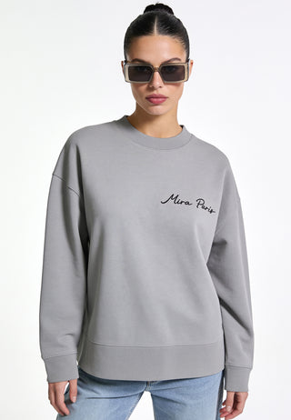 Sweatshirt Boxy Brodé "Pins"