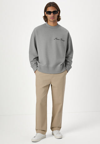 Sweatshirt Boxy Brodé "Amore"
