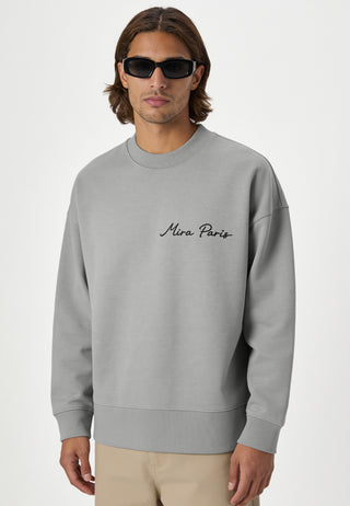 Sweatshirt Boxy Brodé "Amore"