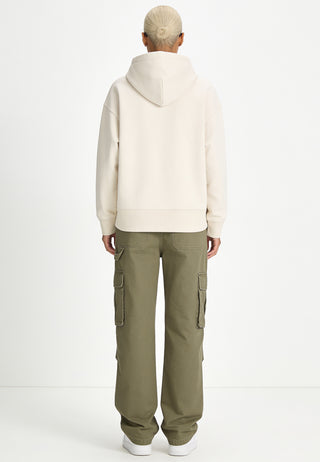 Hoodie Boxy Brodé "Love Wins"