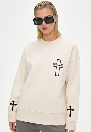 Sweatshirt Boxy "Karma Kills"