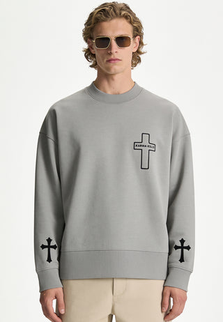 Sweatshirt Boxy "Karma Kills"