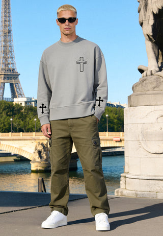Sweatshirt Boxy "Karma Kills"