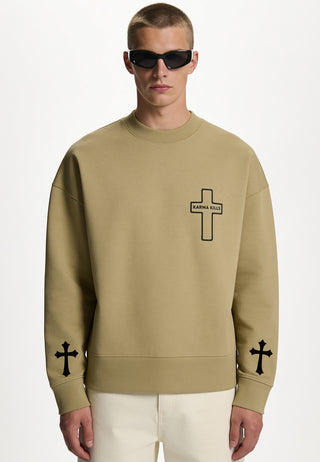 Sweatshirt Boxy "Karma Kills"