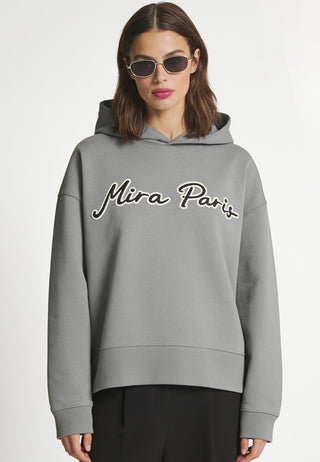 Hoodie Boxy Brodé "Mira Paris"