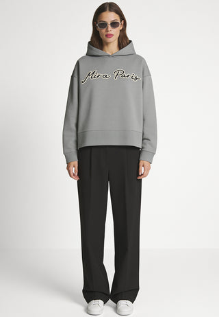 Hoodie Boxy Brodé "Mira Paris"