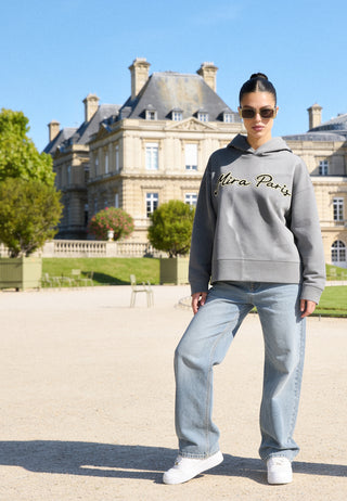 Hoodie Boxy Brodé "Mira Paris"
