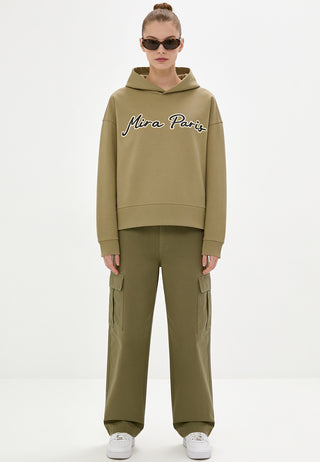 Hoodie Boxy Brodé "Mira Paris"