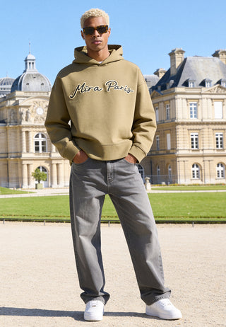 Hoodie Boxy Brodé "Mira Paris"