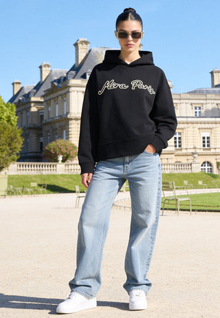 Hoodie Boxy Brodé "Mira Paris"