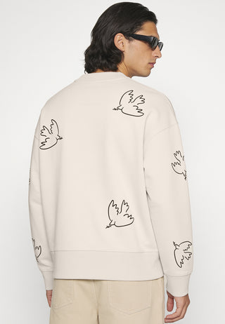 Sweatshirt Boxy Brodé "Liberté"