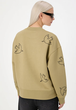 Sweatshirt Boxy Brodé "Liberté"