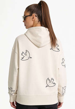 Hoodie Boxy Brodé "Liberté"
