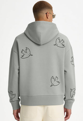 Hoodie Boxy Brodé "Liberté"