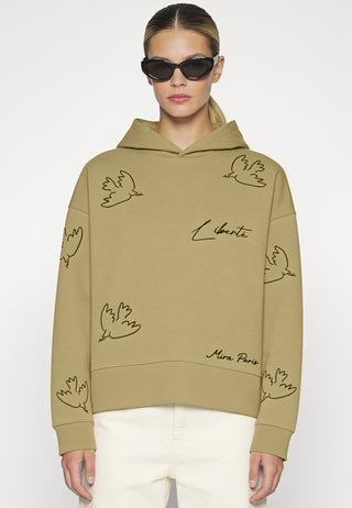 Hoodie Boxy Brodé "Liberté"