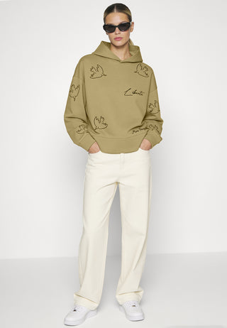 Hoodie Boxy Brodé "Liberté"