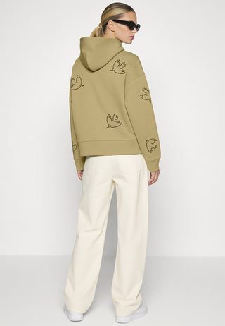 Hoodie Boxy Brodé "Liberté"