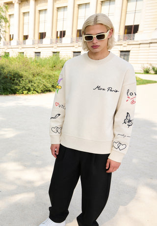 Sweatshirt Boxy "Tattoo Sweet"