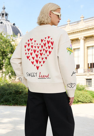 Sweatshirt Boxy "Tattoo Sweet"