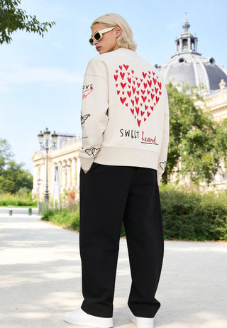 Sweatshirt Boxy "Tattoo Sweet"