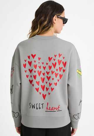 Sweatshirt Boxy "Tattoo Sweet"