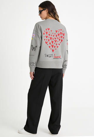 Sweatshirt Boxy "Tattoo Sweet"