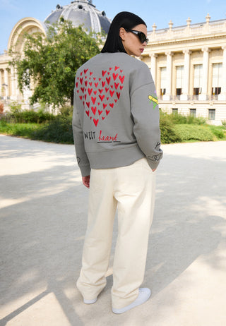 Sweatshirt Boxy "Tattoo Sweet"