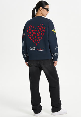 Sweatshirt Boxy "Tattoo Sweet"