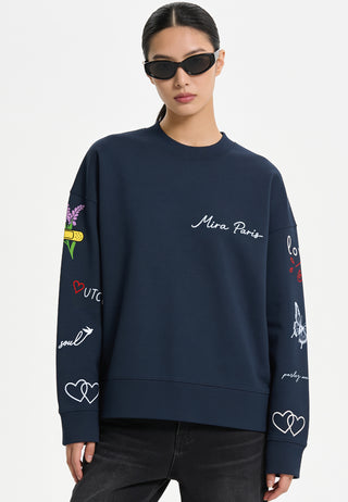 Sweatshirt Boxy "Tattoo Sweet"