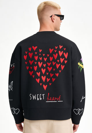 Sweatshirt Boxy "Tattoo Sweet"
